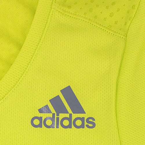 adidas Damen BT Graphic Shirt Sportshirt Badminton Fitness (semi solar yellow, M) - 