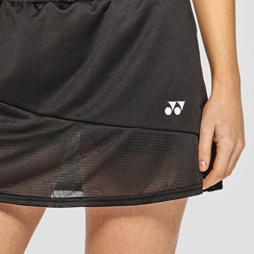 Yonex 26020 Turnier Damen Skort, Schwarz, S - 