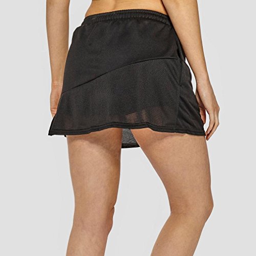 Yonex 26020 Turnier Damen Skort, Schwarz, S - 