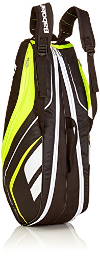 Babolat Schlägertasche Racket Holder Junior Team Line Black Yellow, gelb, 68 x 25 x 32 cm, 54 Liter, 751123-142 - 