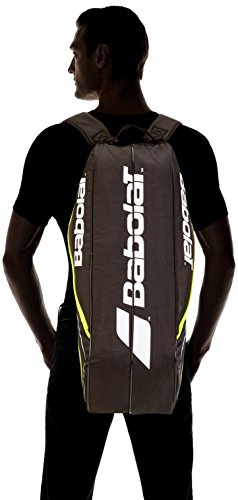 Babolat Schlägertasche Racket Holder Junior Team Line Black Yellow, gelb, 68 x 25 x 32 cm, 54 Liter, 751123-142 - 