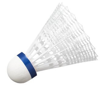 Yonex Mavis 600 Federbälle weiß/blau, Badmintonbälle, Kunststoffbälle, Badmintonball, Federball - 