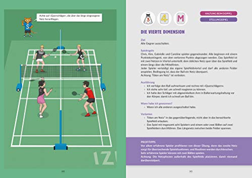 Badminton. Die 60 besten Trainingsspiele und -übungen. Für Kinder & Erwachsene. Badminton-Training für Sportunterricht, Wettkampf und Freizeitsport. Technik und Taktik trainieren, Leistung steigern. - 5