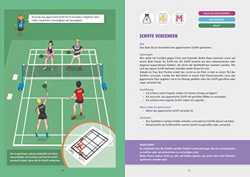 Badminton. Die 60 besten Trainingsspiele und -übungen. Für Kinder & Erwachsene. Badminton-Training für Sportunterricht, Wettkampf und Freizeitsport. Technik und Taktik trainieren, Leistung steigern. - 8