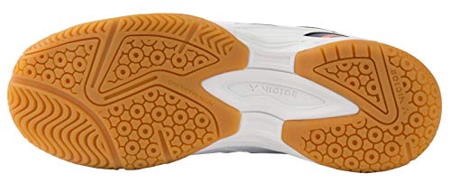 VICTOR Unisex SH-A170 Badminton-Schuh, Weiß/Blau, 44 EU - 4